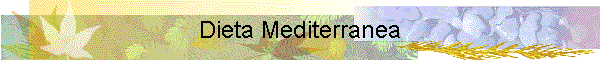 Dieta Mediterranea